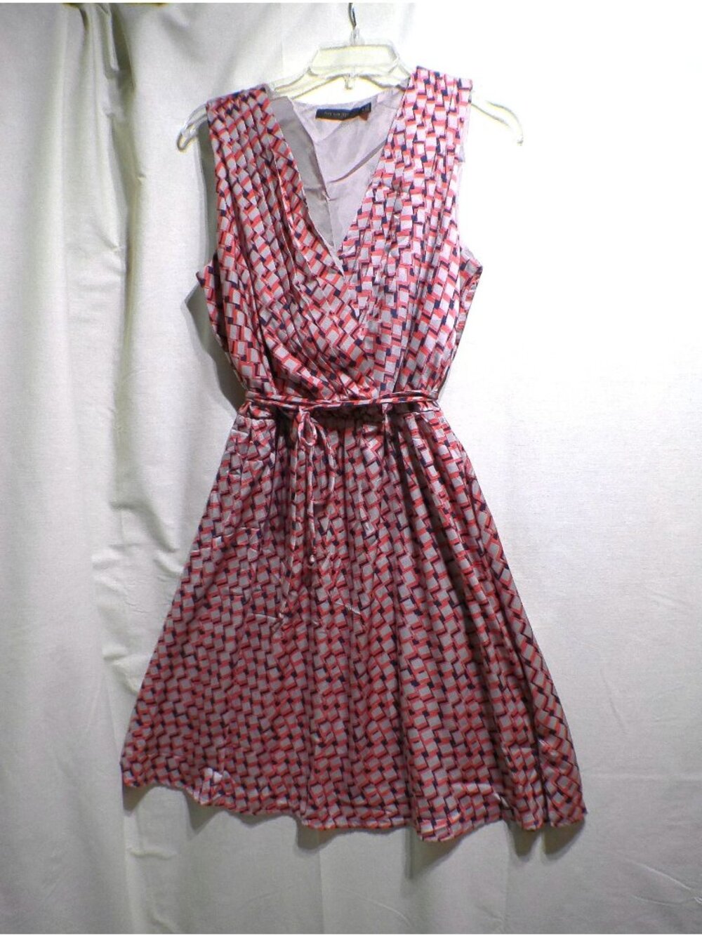 The Limited Dress Tie Geometric Medium Gray